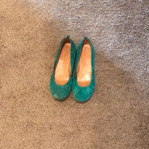 Audrey brooke suede flats